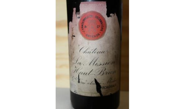 fles à 75cl wijn Chateau la Mission Haut-Brion, Gr Cru Classé, Médoc, 1947(?)
